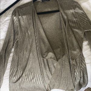 Metallic cardigan